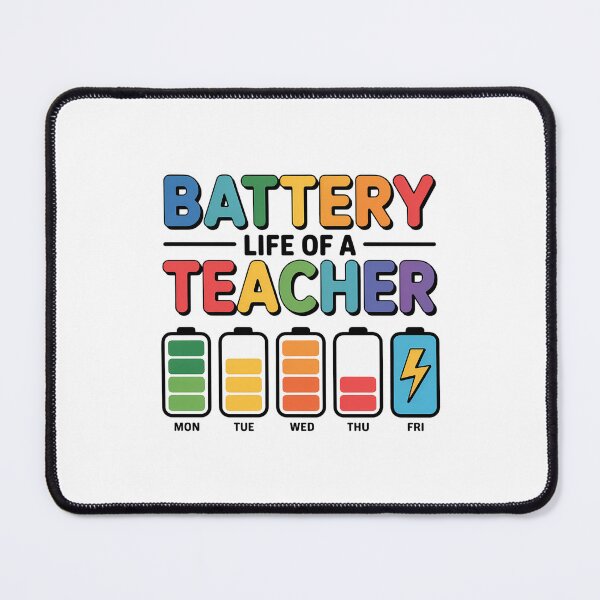 Item preview, Battery Life Of A Teacher designed and sold by TrinaEspinoza.