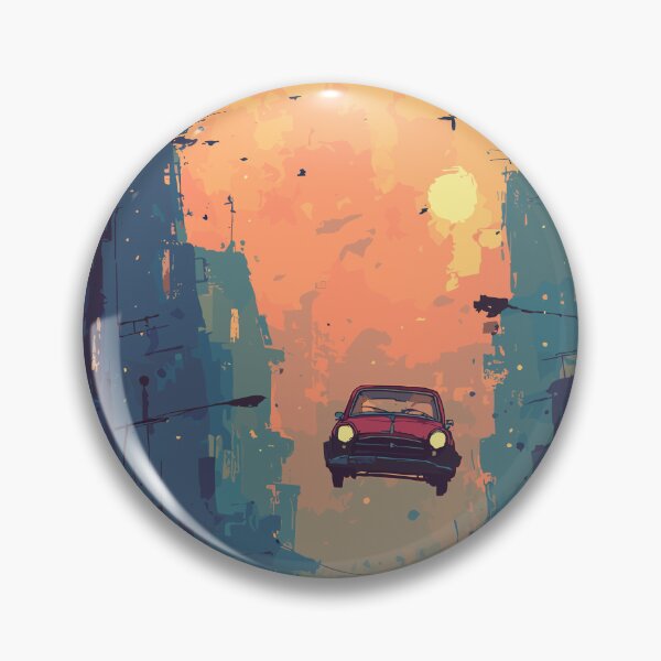 Item preview, Sunset Over the District - Flying Car designed and sold by bapupa.