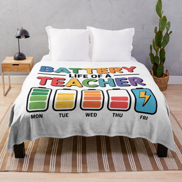 Item preview, Battery Life Of A Teacher designed and sold by TrinaEspinoza.