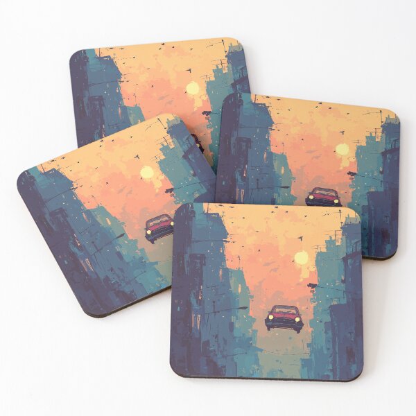 Item preview, Sunset Over the District - Flying Car designed and sold by bapupa.