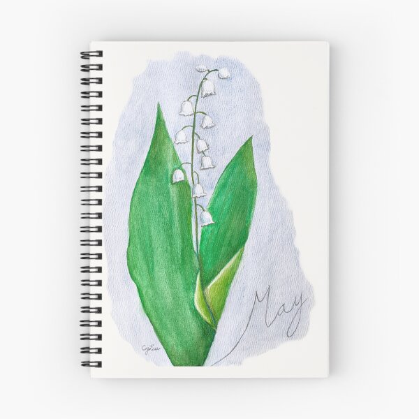 Item preview, Spring - May Watercolor Flower - Lily of the Valley: Joy designed and sold by MiniRadiance.
