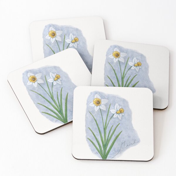 Item preview, Spring - March Watercolor Flower – Daffodil: Rebirth designed and sold by MiniRadiance.