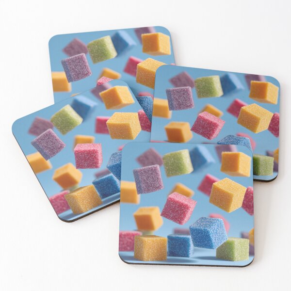 Item preview, Colorful Sugar Cubes – Creative Candy Kitchen Art Design designed and sold by WordPlayStudio.