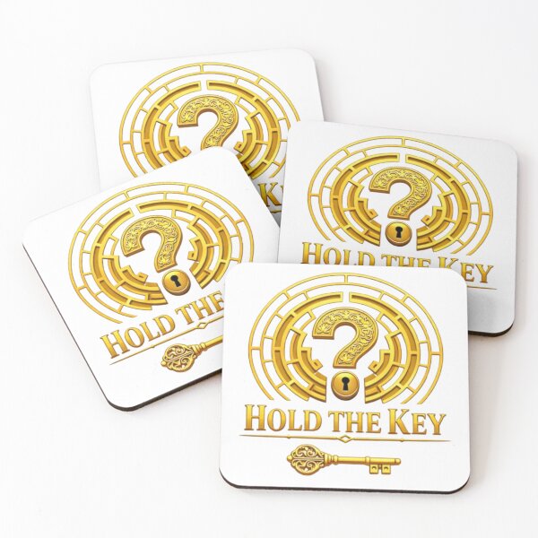 Item preview, Hold The Key Gold Maze Puzzle | Mystery Key Symbol | Luxury Escape Room Design designed and sold by Be-You-Vibes.