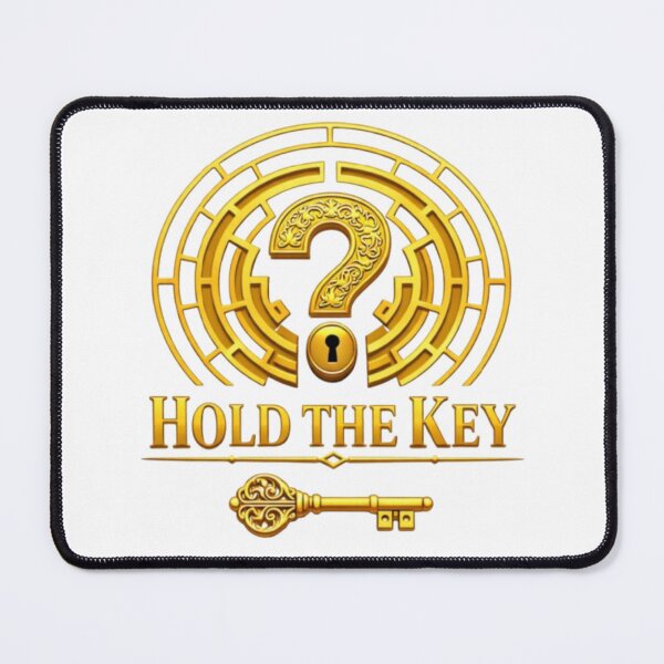 Item preview, Hold The Key Gold Maze Puzzle | Mystery Key Symbol | Luxury Escape Room Design designed and sold by Be-You-Vibes.
