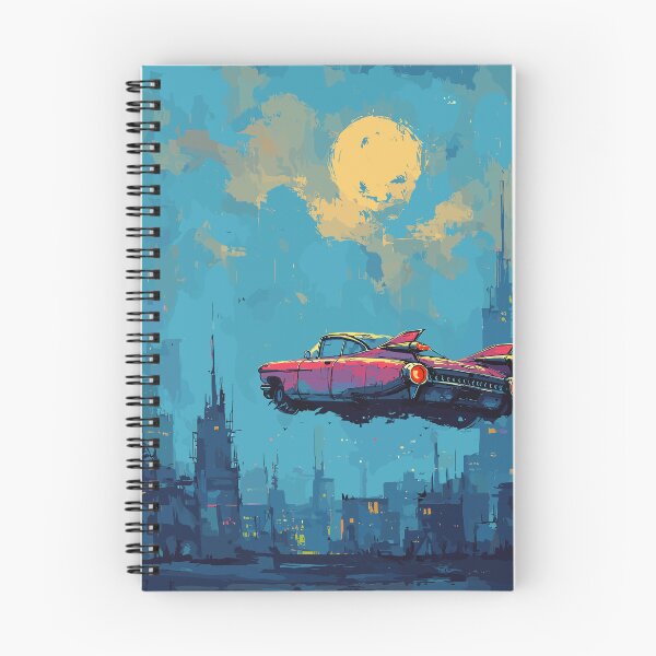 Item preview, Moonlight Flight in Pink - Flying Car designed and sold by bapupa.