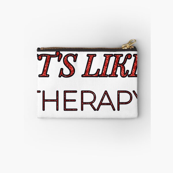Item preview, Yoga It'S Like Therapy But Cheaper And Better Red Rhinestone designed and sold by TheIconSmith.