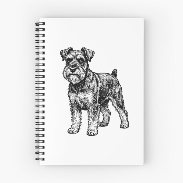 Item preview,  Cute Vintage Miniature Schnauzer designed and sold by SOUFIANE1991.