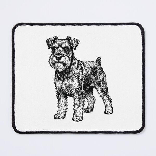 Item preview,  Cute Vintage Miniature Schnauzer designed and sold by SOUFIANE1991.