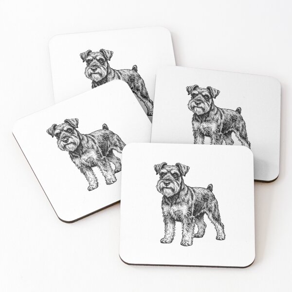 Item preview,  Cute Vintage Miniature Schnauzer designed and sold by SOUFIANE1991.