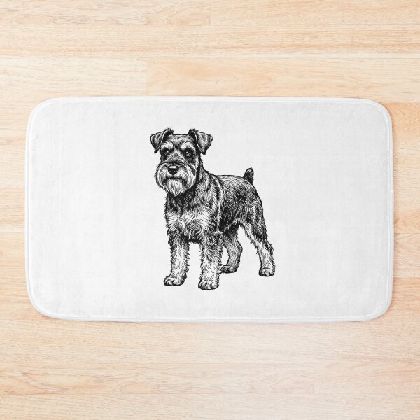 Aperçu de l'œuvre Schnauzer miniature vintage adorable créée et vendue par SOUFIANE1991.
