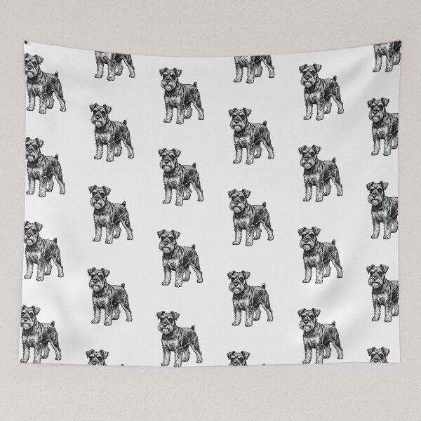Item preview,  Cute Vintage Miniature Schnauzer designed and sold by SOUFIANE1991.