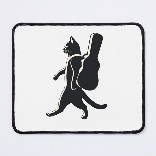 Item preview, Traveling Bard Cat - Guitar designed and sold by neko-lyric.