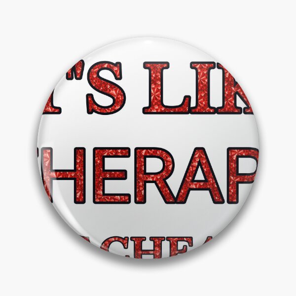 Item preview, Pilates It'S Like Therapy But Cheaper And Better Red Rhinestone designed and sold by TheIconSmith.