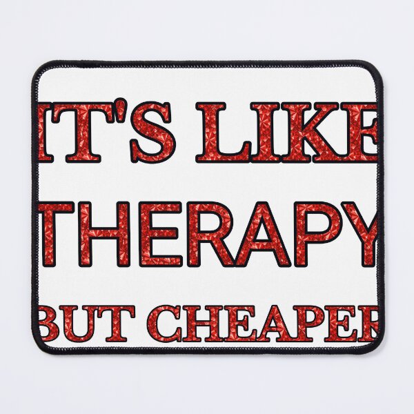 Item preview, Pilates It'S Like Therapy But Cheaper And Better Red Rhinestone designed and sold by TheIconSmith.