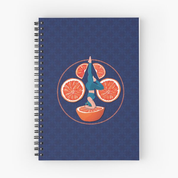 Item preview, Woman juicing blood oranges, navy blue background designed and sold by WONDERPRINTVALLEY.
