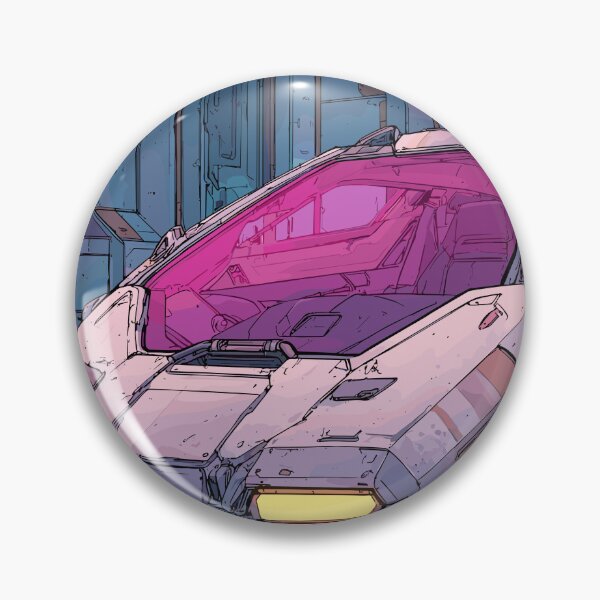 Item preview, Neon Garage Prototype - Retrofuturistic Vehicle designed and sold by bapupa.