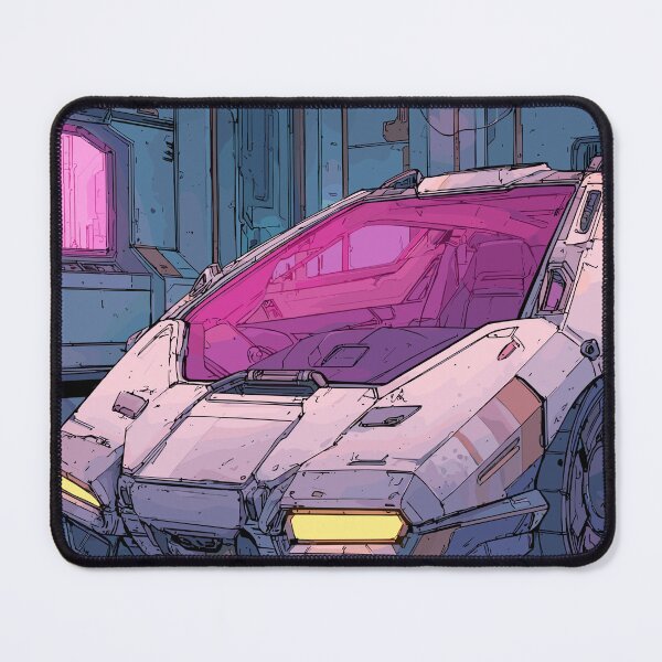 Item preview, Neon Garage Prototype - Retrofuturistic Vehicle designed and sold by bapupa.