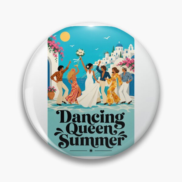 Item preview, Dancing Queen Summer Greek Island Party designed and sold by ArtByRahim.