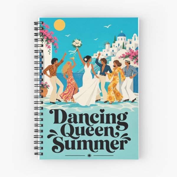 Item preview, Dancing Queen Summer Greek Island Party designed and sold by ArtByRahim.