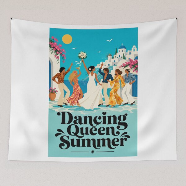 Item preview, Dancing Queen Summer Greek Island Party designed and sold by ArtByRahim.