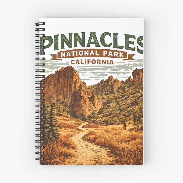 Item preview, A Vintage Travel Art of Pinnacles - USA designed and sold by francous03.