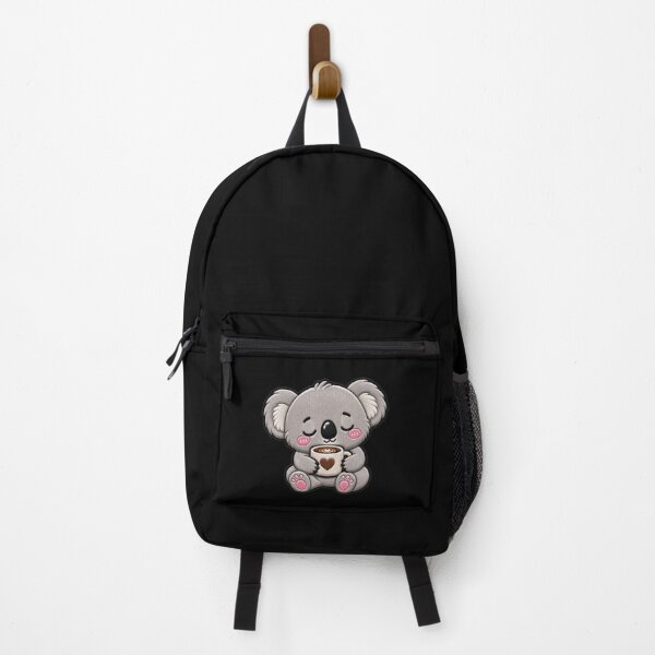 Item preview, Cute Koala Coffee Embroidery Patch | Kawaii Chibi Koala designed and sold by ColorSplash123.