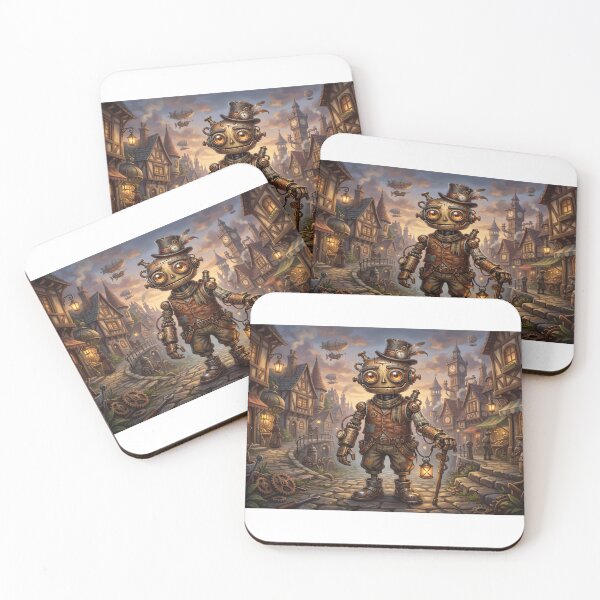 Item preview, Surreal Robot Design - Whimsical Puzzle Fantasy Art designed and sold by ColorFlick.