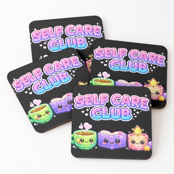 Item preview, Self Care Club Kawaii designed and sold by redsharkuk.