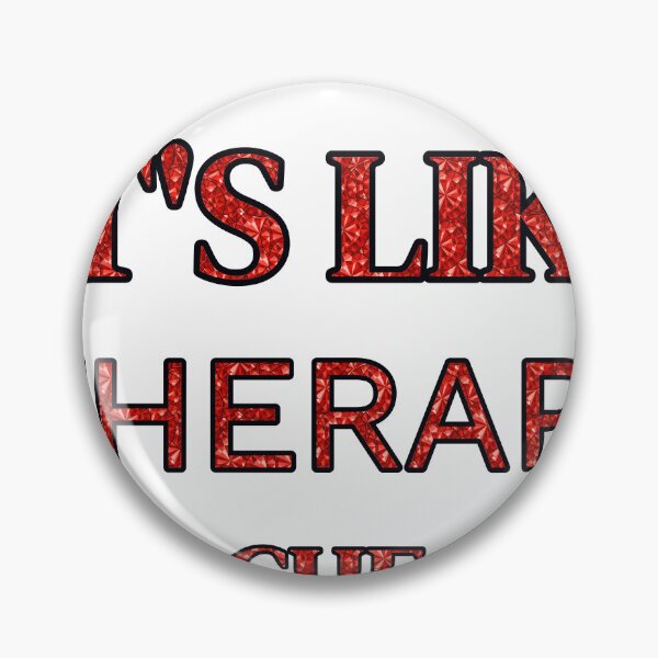 Item preview, Tai Chi It'S Like Therapy But Cheaper And Better Red Rhinestone designed and sold by TheIconSmith.