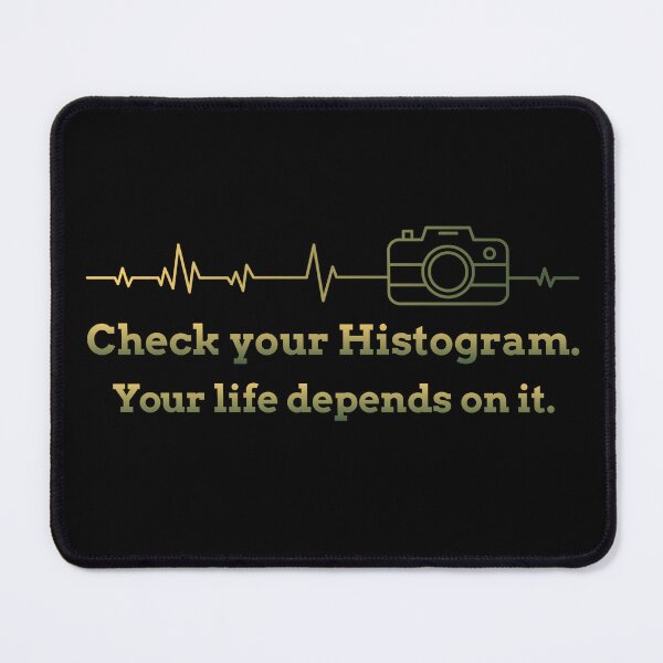 Item preview, Check your Histogram Photography Quote - Camera Heartbeat Graphic designed and sold by AbulailArt.