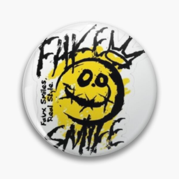 Item preview, Fake Smile Aesthetic Sticker | Hidden Feelings | Sad But Cute Gen Z Design designed and sold by Jyotisima8929.