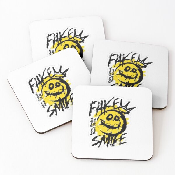 Item preview, Fake Smile Aesthetic Sticker | Hidden Feelings | Sad But Cute Gen Z Design designed and sold by Jyotisima8929.