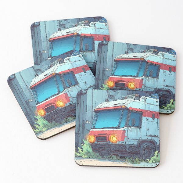 Item preview, The Arctic Service Van - Retrofuturistic Vehicle designed and sold by bapupa.