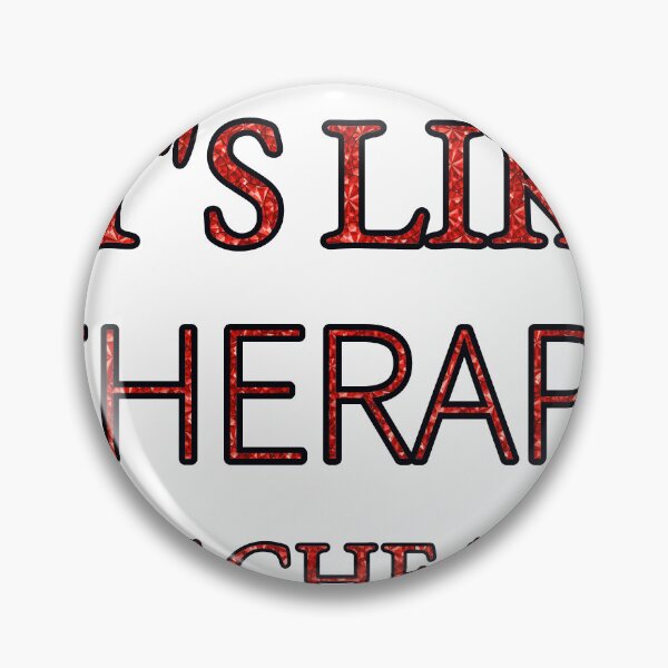Item preview, Spinning It'S Like Therapy But Cheaper And Better Red Rhinestone designed and sold by TheIconSmith.