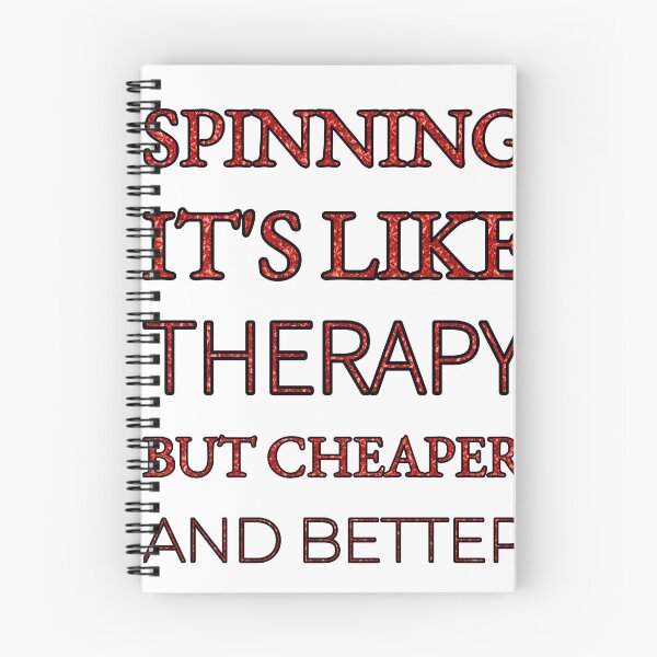 Item preview, Spinning It'S Like Therapy But Cheaper And Better Red Rhinestone designed and sold by TheIconSmith.