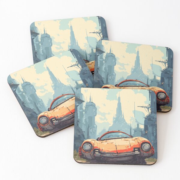 Item preview, Skyline Courier - Retrofuturistic Vehicle designed and sold by bapupa.