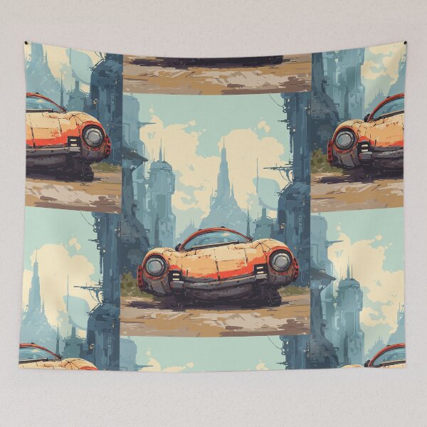 Item preview, Skyline Courier - Retrofuturistic Vehicle designed and sold by bapupa.