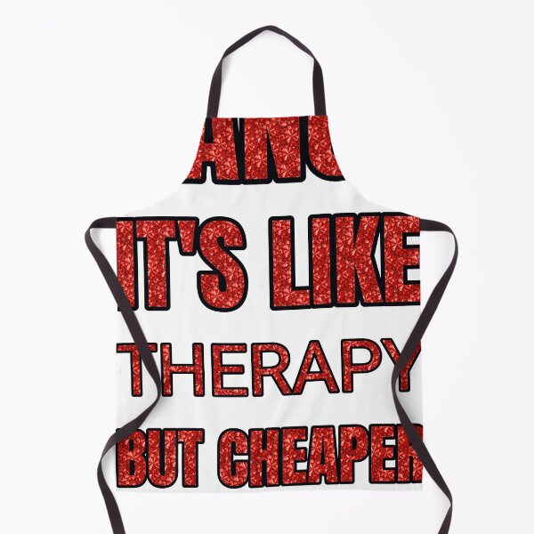 Item preview, Dance It'S Like Therapy But Cheaper And Better Red Rhinestone designed and sold by TheIconSmith.