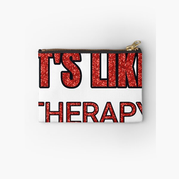 Item preview, Dance It'S Like Therapy But Cheaper And Better Red Rhinestone designed and sold by TheIconSmith.