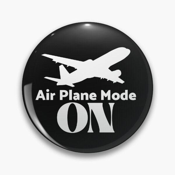 Item preview, Air Plane Mode ON - Minimalist Travel & Aviation Graphic designed and sold by AbulailArt.