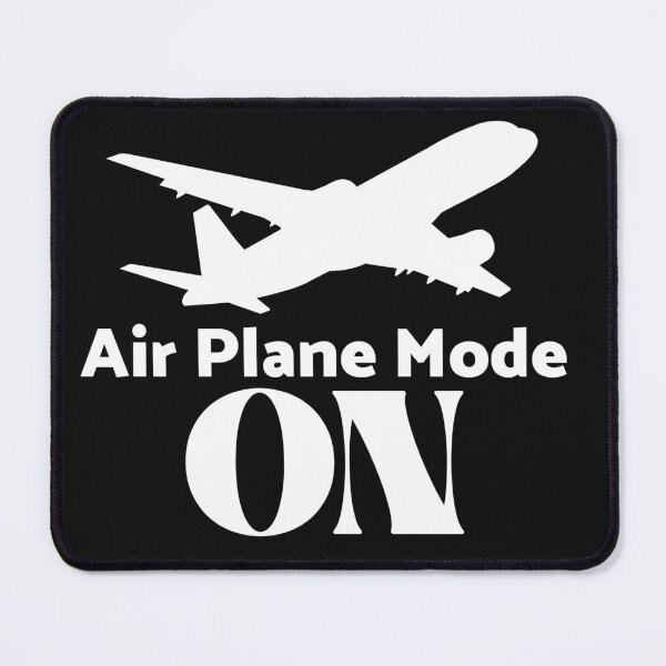 Item preview, Air Plane Mode ON - Minimalist Travel & Aviation Graphic designed and sold by AbulailArt.