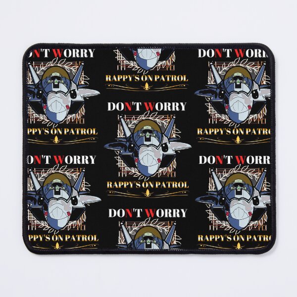 Item preview, Don't Worry Rappy's On Patrol F-22 Anime Fighter Jet Art designed and sold by HEROHIRO.