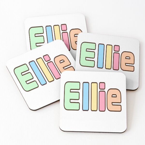Item preview, Ellie name in pastel colors - Top 10 best personalised Customised gifts for girls and women  designed and sold by Artonmytee.
