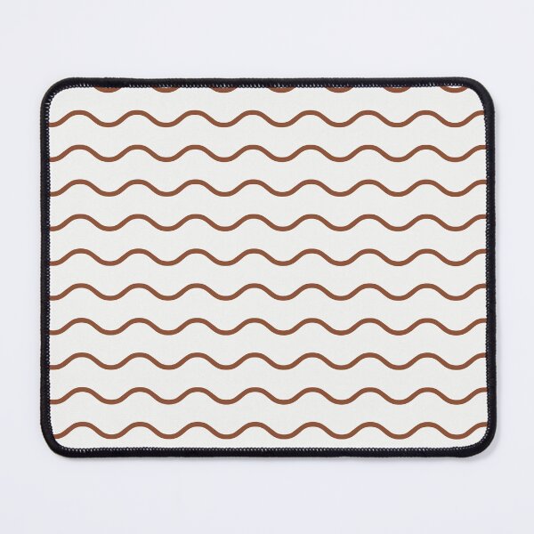 Item preview, White And Copper Waves Pattern designed and sold by pattern-archive.
