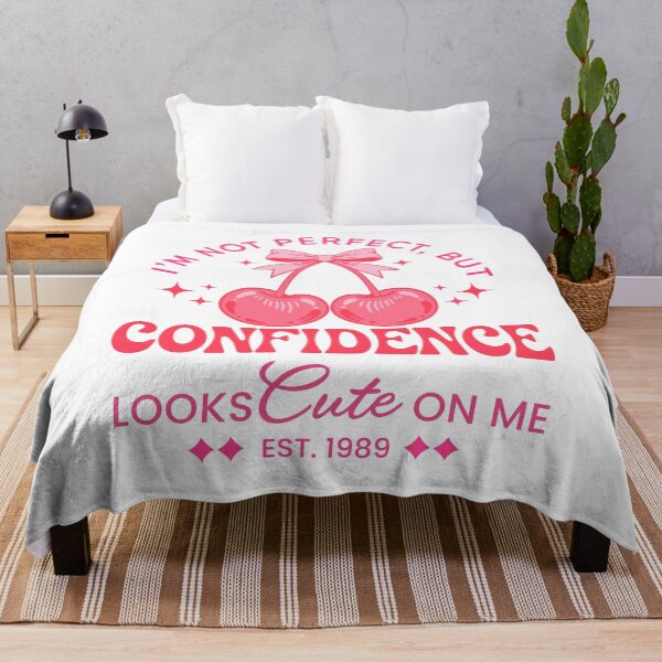 Item preview, Confidence Looks Cute On Me Cherry Coquette Retro Design designed and sold by Print culturee.