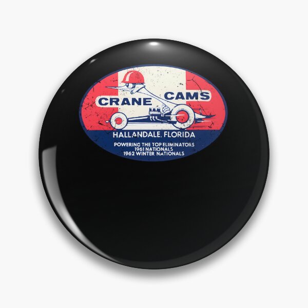 Item preview, 1962 Crane Cams Florida vintage drag racing. Burnout, distressed print.  designed and sold by Majdi aldasouki.