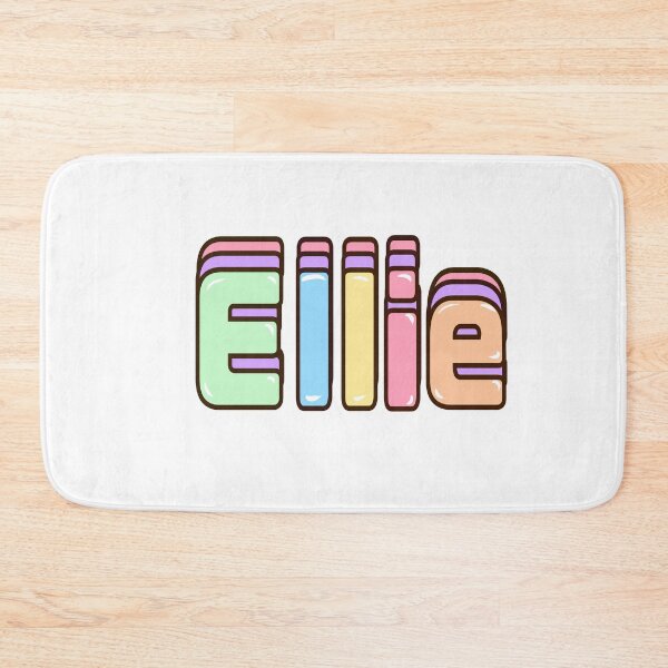 Item preview, Ellie name in pastel colors - Top 10 best personalized Customised gifts for girls and women  designed and sold by Artonmytee.