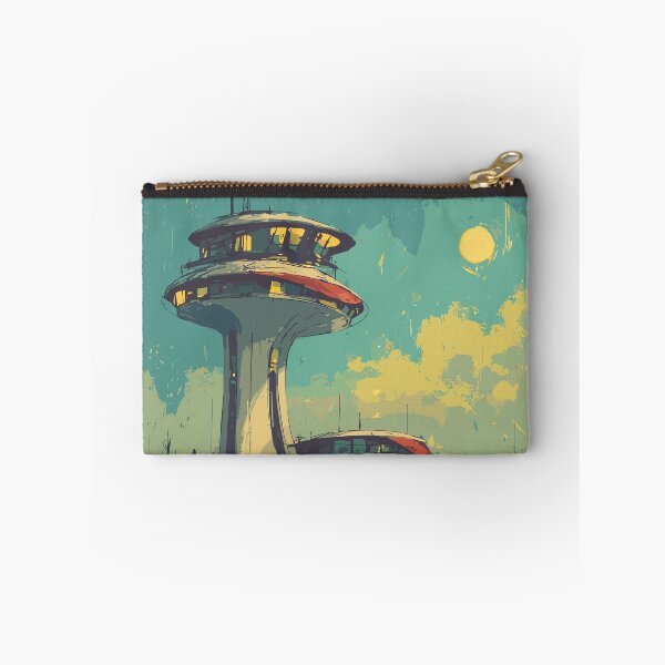 Item preview, Dusk at the Sky-Port - Space Age Architecture designed and sold by bapupa.