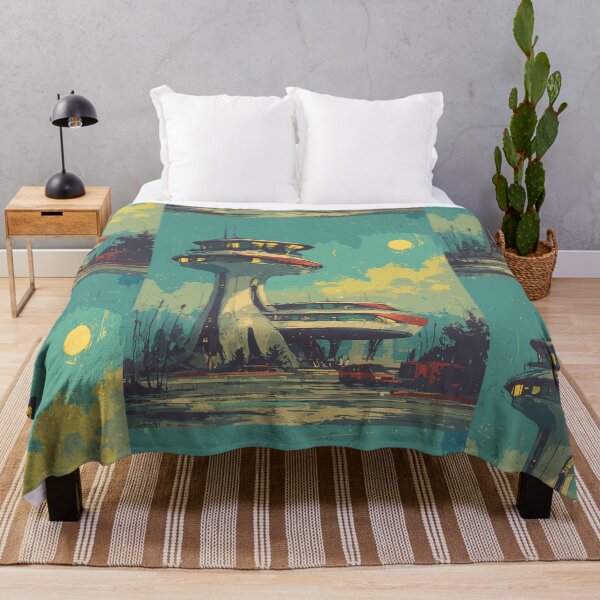 Item preview, Dusk at the Sky-Port - Space Age Architecture designed and sold by bapupa.